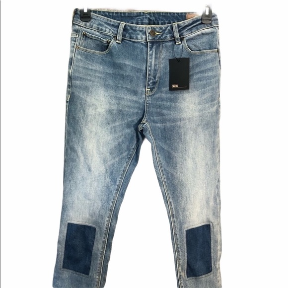 Asos Mens Patched Jeans - Picture 3 of 13